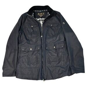 Barbour Beacon Brand Jacket – Women’s US 14 (Navy)
